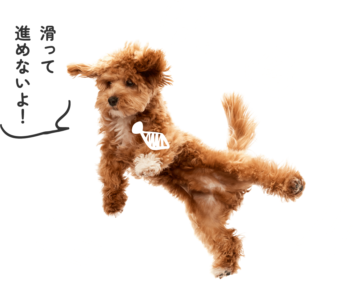 床が滑るので心配！